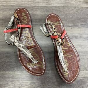 Sam Edelman Gigi Thong Flat Sandals Sz 9
